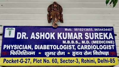 Dr Ashok Kumar Sureka (MBBS, MD) — General Physician in Pocket G-27, Delhi clinic photo on OPDIO - Smart Clinic. Smarter Care.