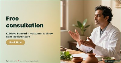 Kuldeep pansari & gattumal ayurvedic औषद्यालय & shree ram medical store — Ayurveda in Bareilly, Uttar Pradesh clinic photo on OPDIO - Smart Clinic. Smarter Care.